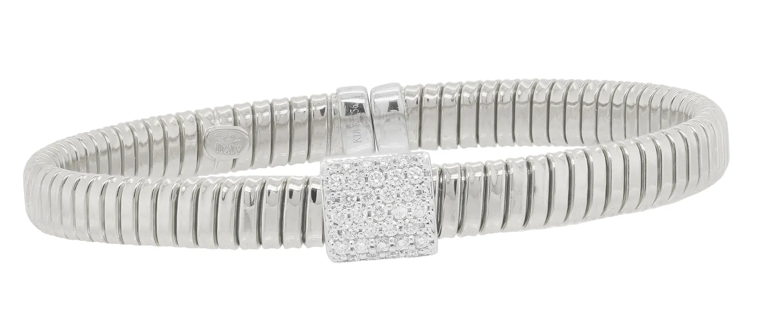 0.36CT White Diamond Bangle