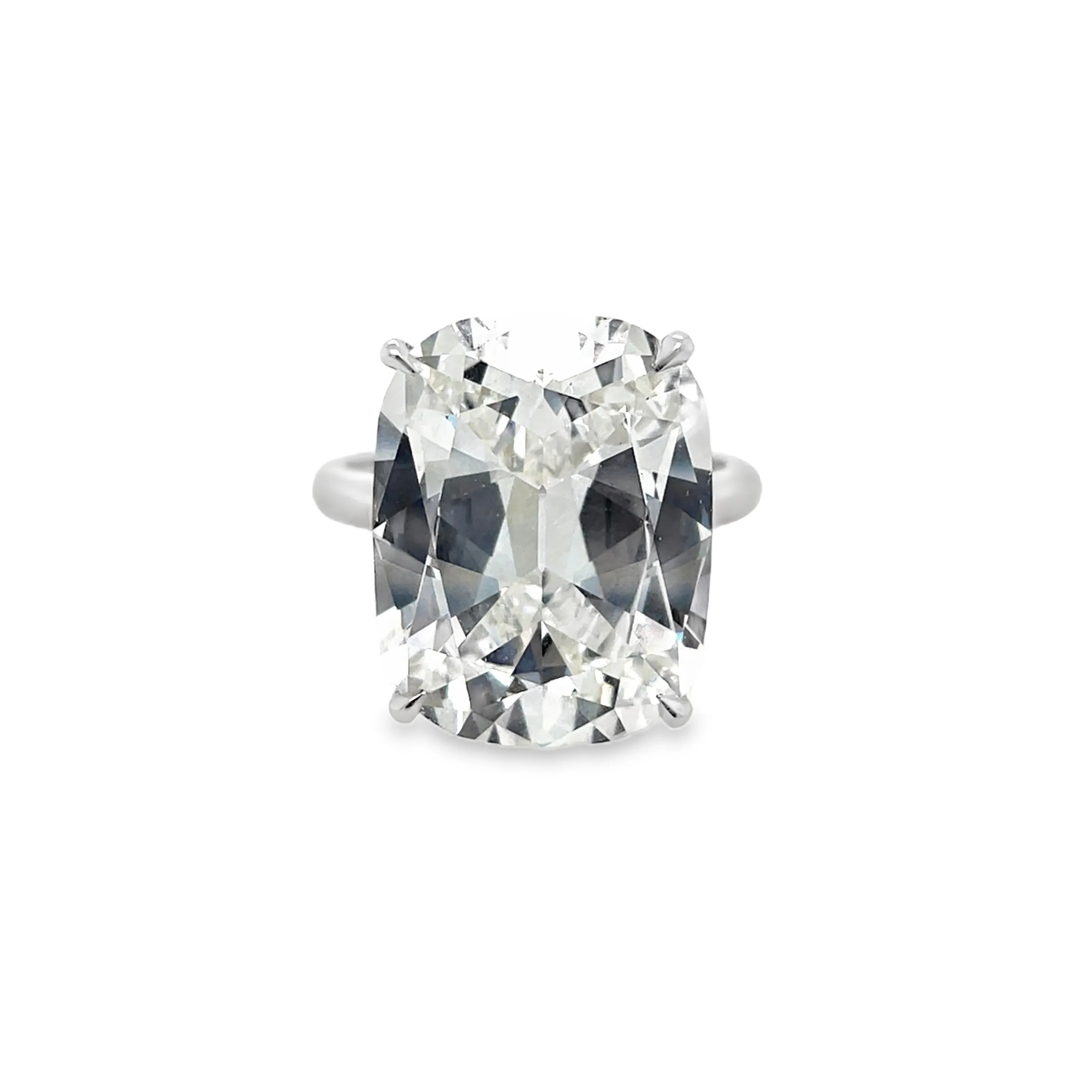 11.19CT Cushion Cut Diamond Solitaire Ring