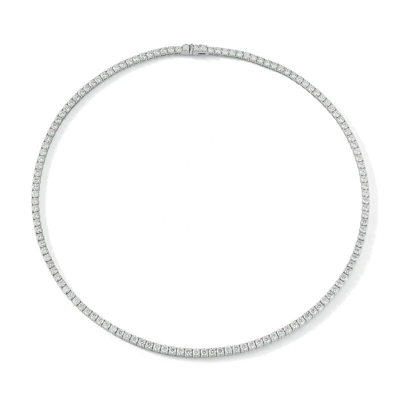 11CT Diamond Tennis Necklace