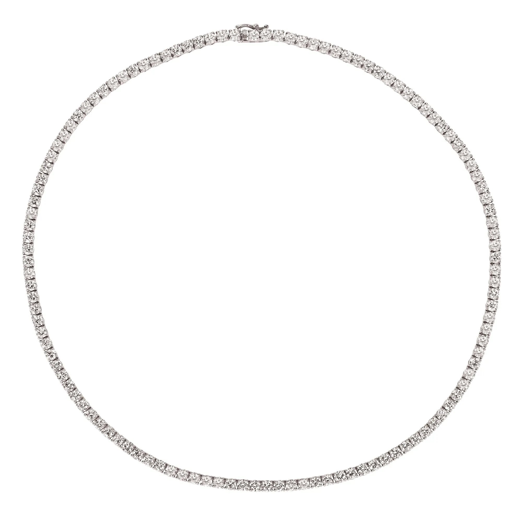 14.28CT Tennis Necklace 16"