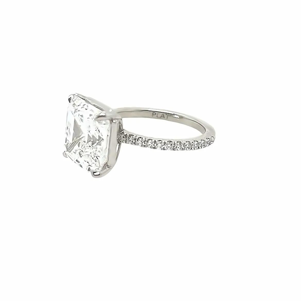 Asscher Diamond Ring