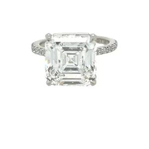 Asscher Diamond Ring