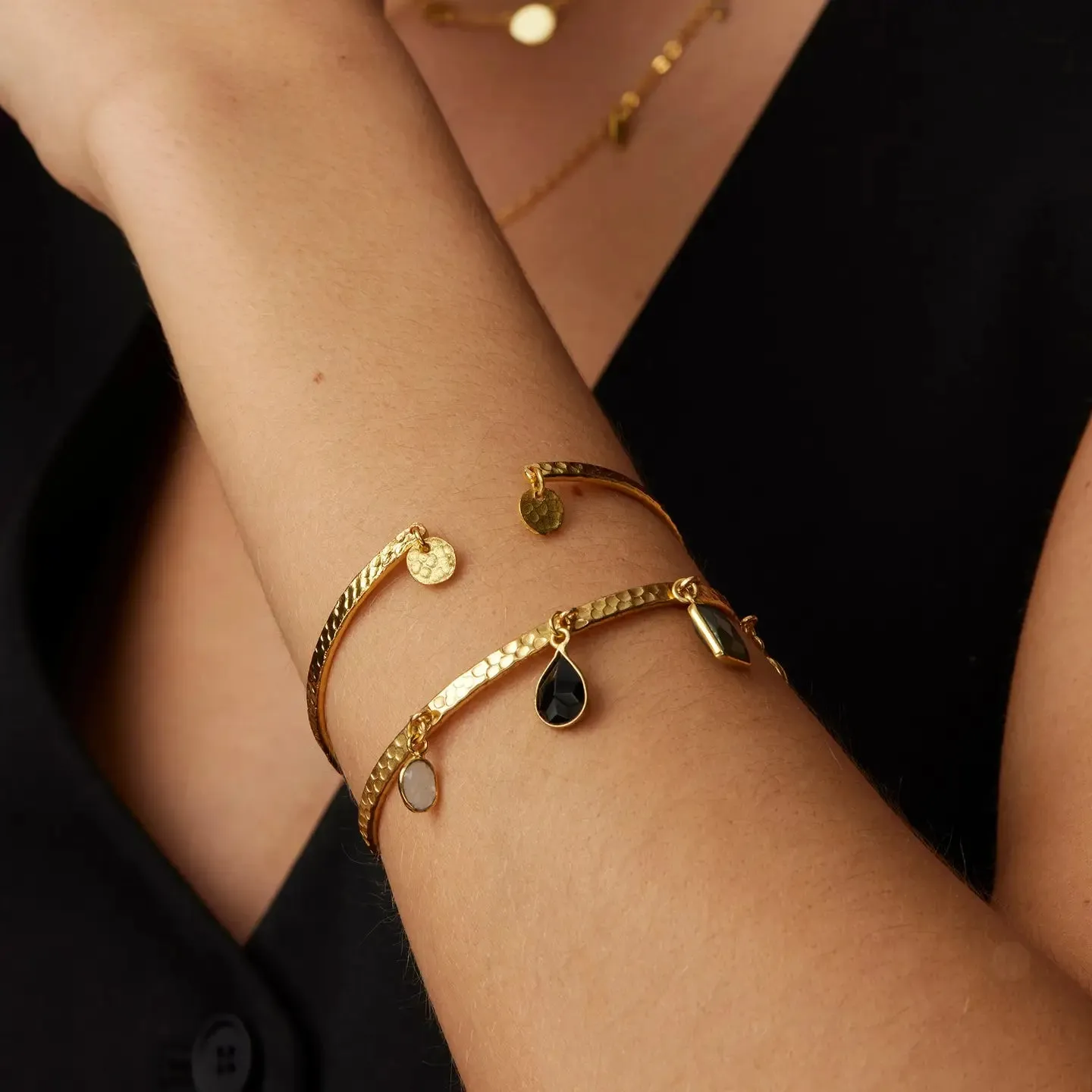Aubrey Charm Bangle