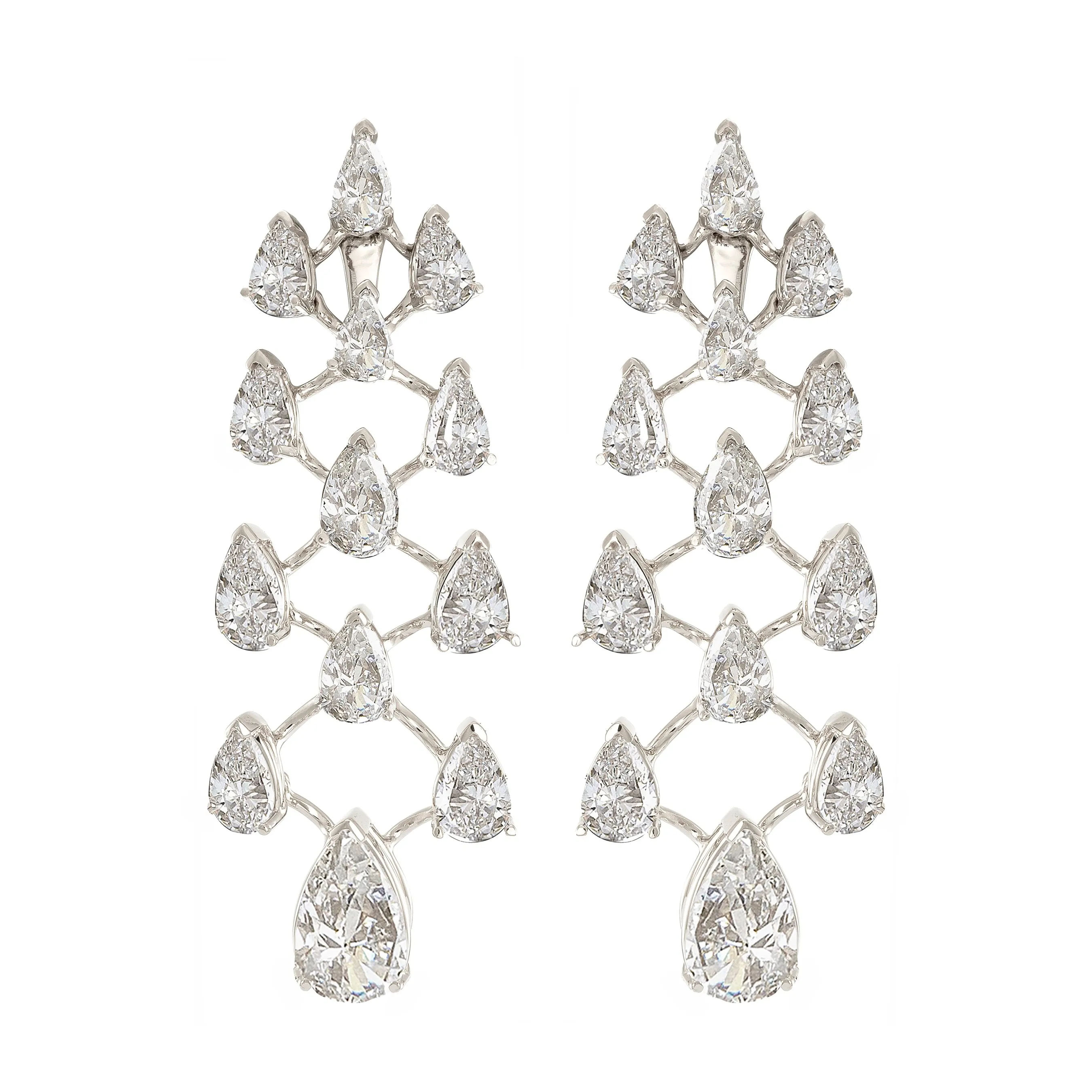 Etho Maria Diamond Raindrop Earrings