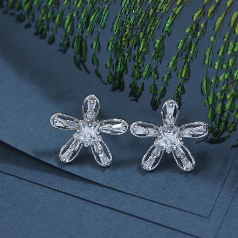 Korean Vintage Starburst Flower Earring