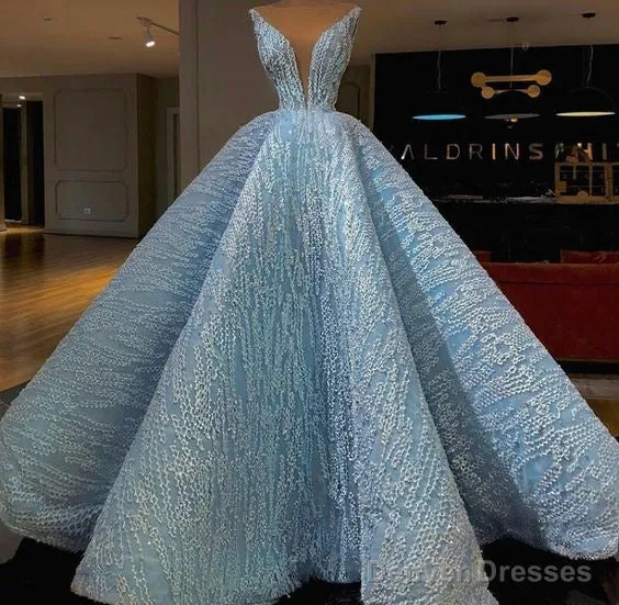Modest Lace Prom Dresses, Glamorous Evening Gowns