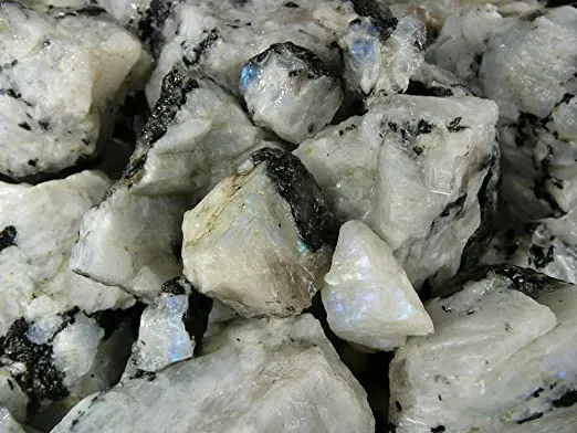 Moonstone, Rainbow - Raw