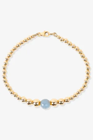 Pisces Zodiac Gradient REAL Gold Bracelet
