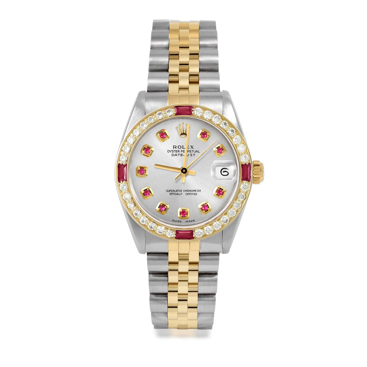 Rolex Datejust 31mm | 6827-TT-SLV-RBY-AM-4RBY-JBL