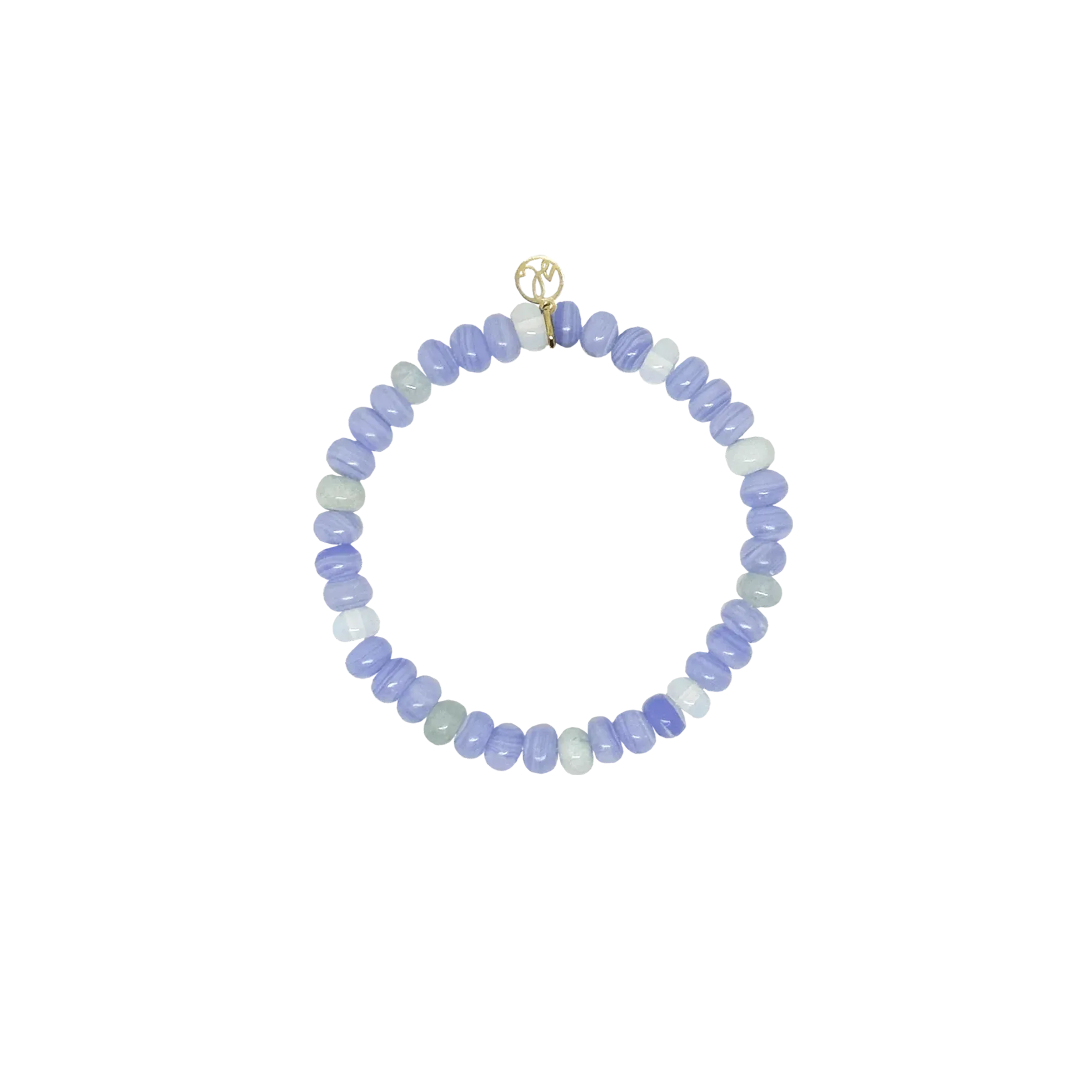 Sugar Blossom Stretch Blue Bracelet