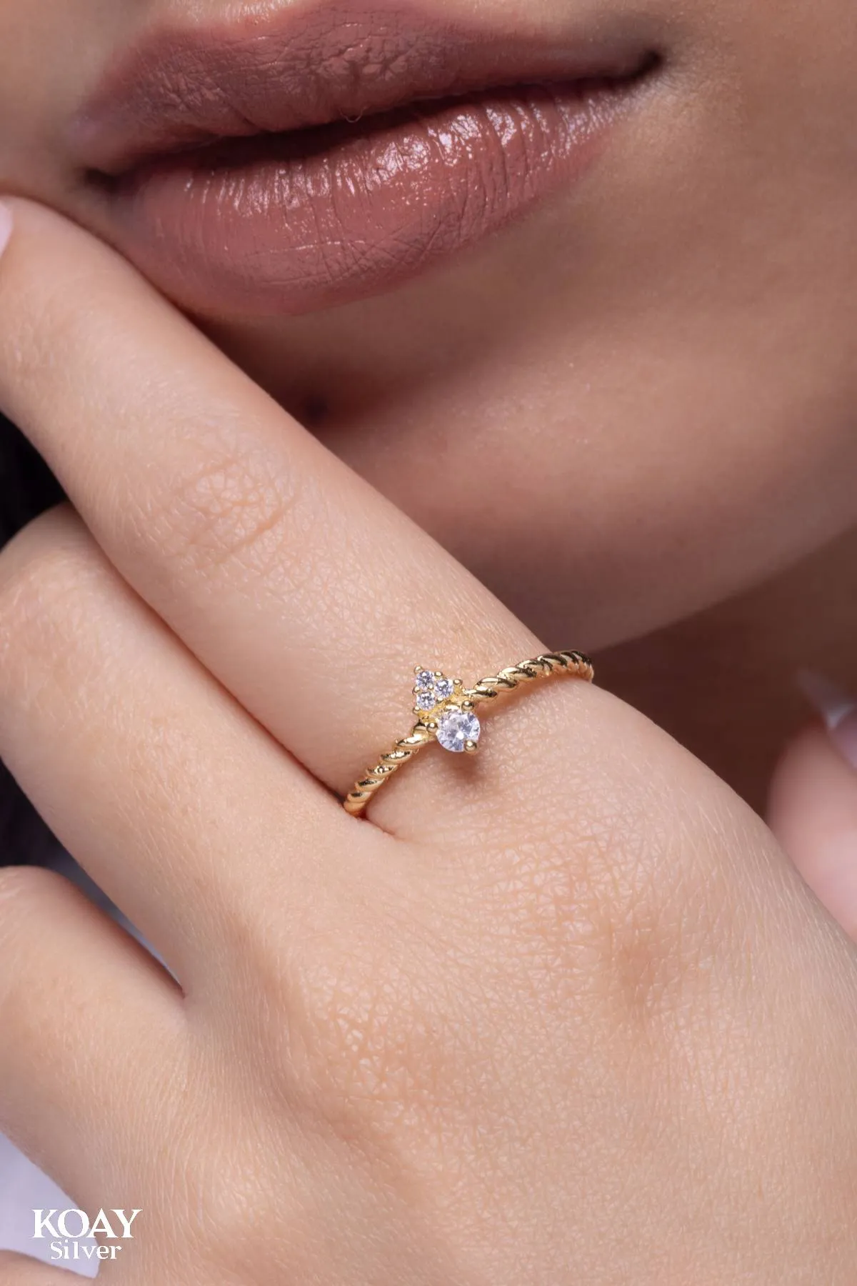 Tiny Zircon GP Ring