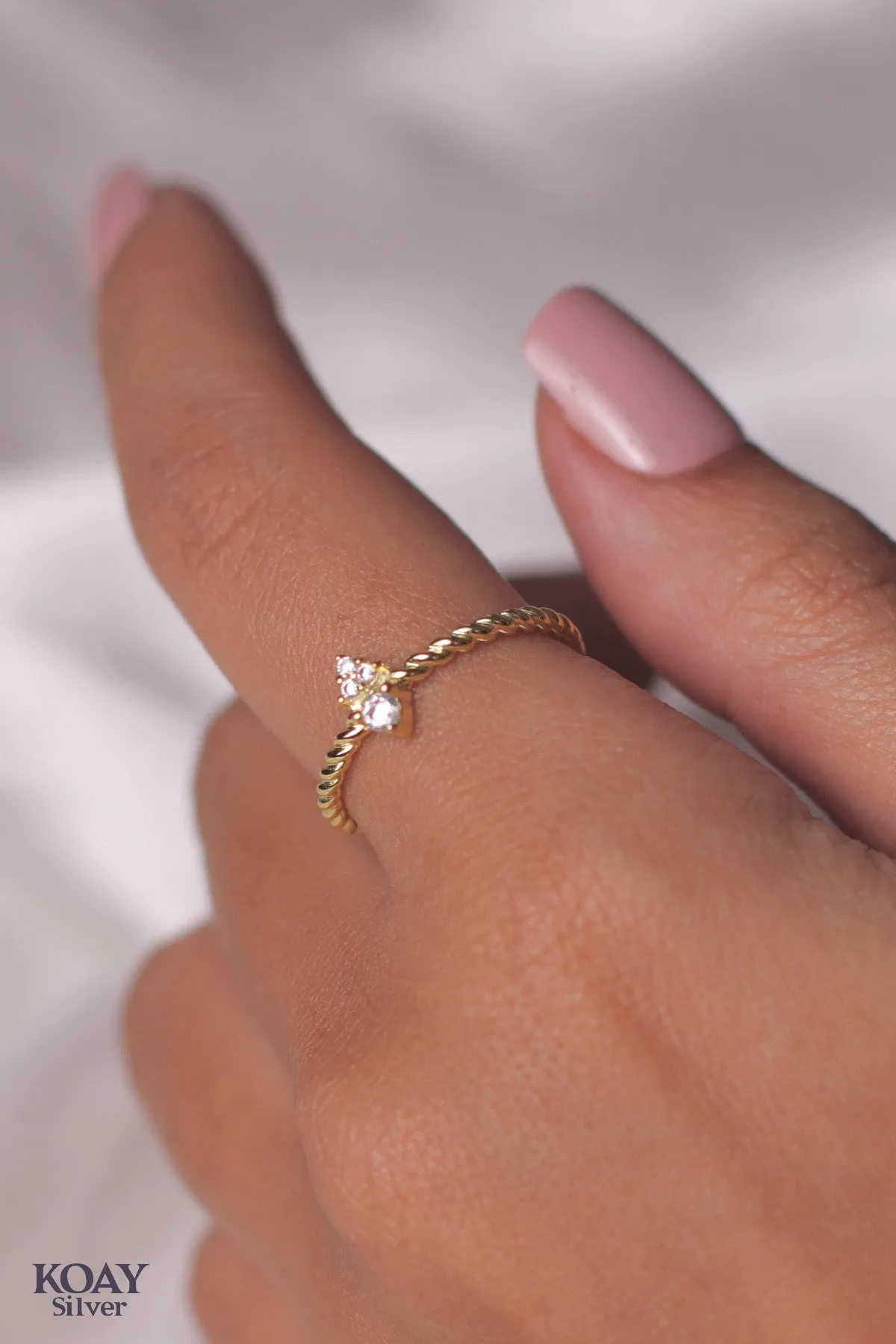 Tiny Zircon GP Ring